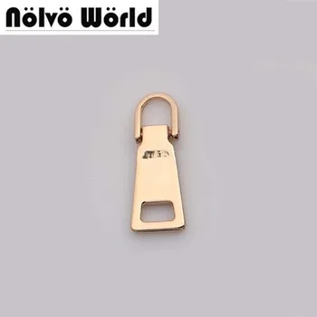 

50pcs 5 colors DIY clothing/bags/wallets accessories metal zipper head sliders zips ends puller