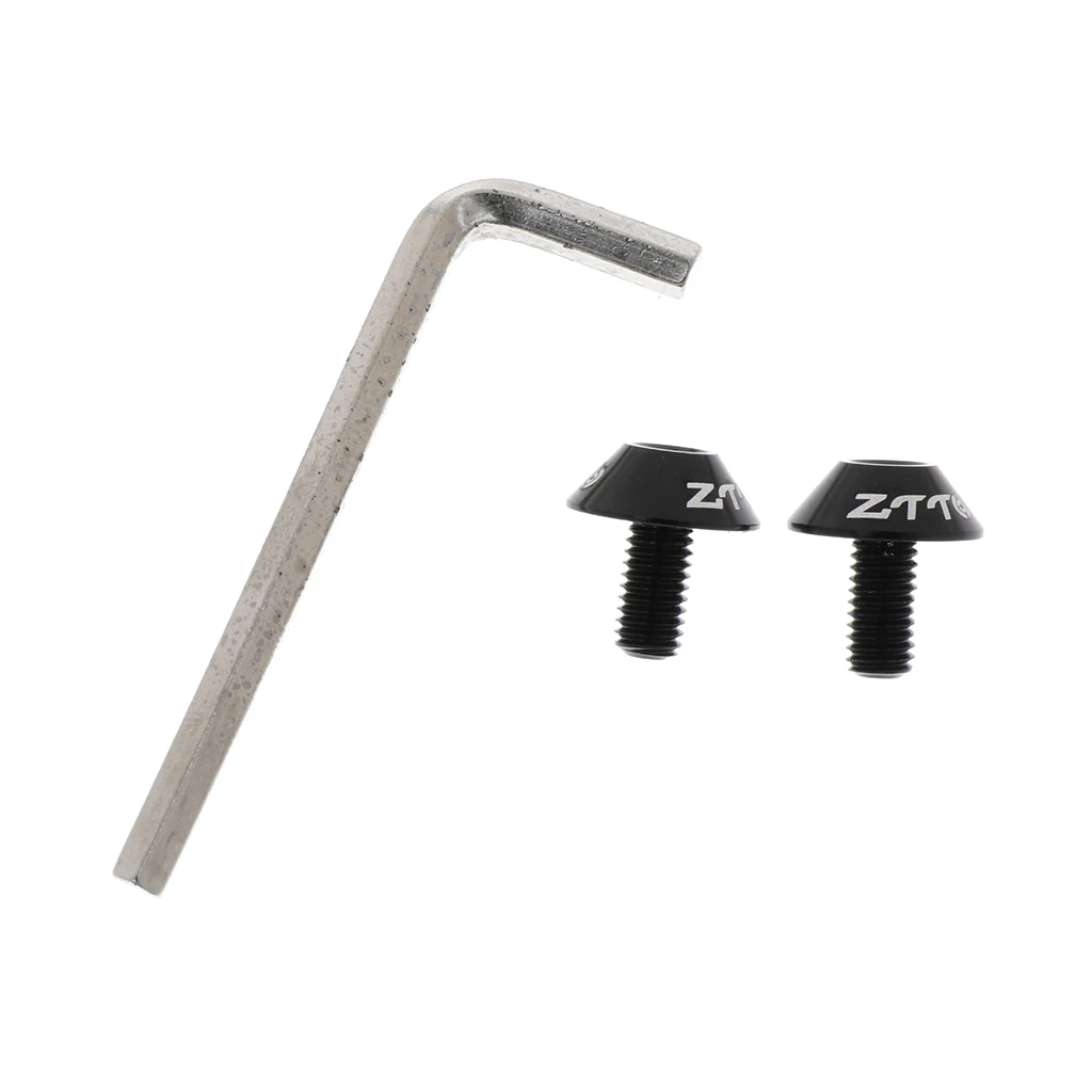 2pcs Aluminum Alloy Water Bottle Cage Bolts Bike Hex Socket Screws Accessories Lightweight Easy to Carry