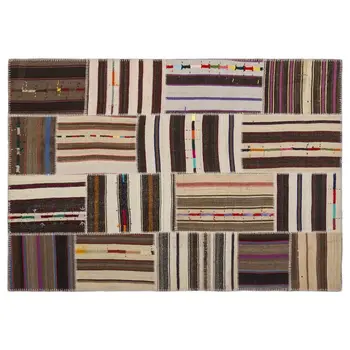 

Handmade Multicolor Vintage Patchwork Rug Area Rug 160x230 Cm-5'3''X7'7''