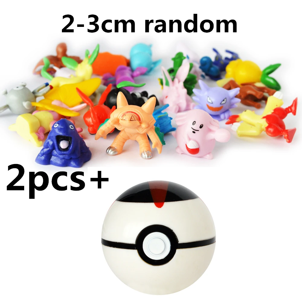 144 различные стили 2,5-3 см 24 шт./пакет игрушки аниме Рисунок Фигурка героя Pokemones игрушки для детей, подарки на день рождения Модель Рисунок Игрушки - Color: 16