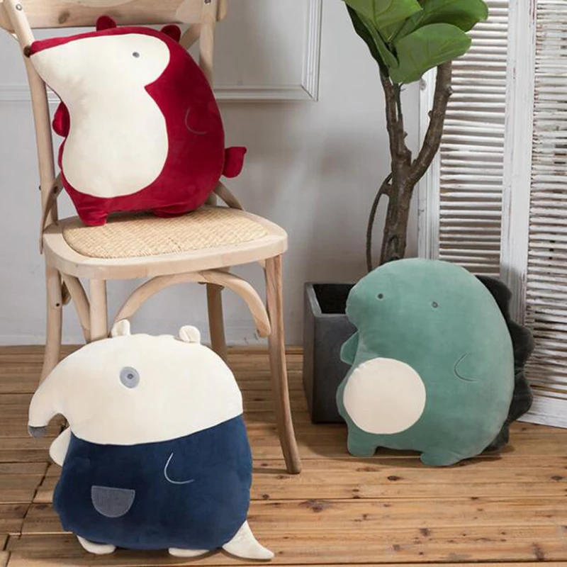 45cm cute dinosaur plush animal panda pig lion fox plush toy Toys For Children Girl Pillow Birthday Gifts