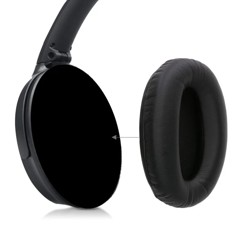 Накладки для ушей Sony 1000XM3 из Протеиновой кожи и пены с памятью беспроводные Bluetooth