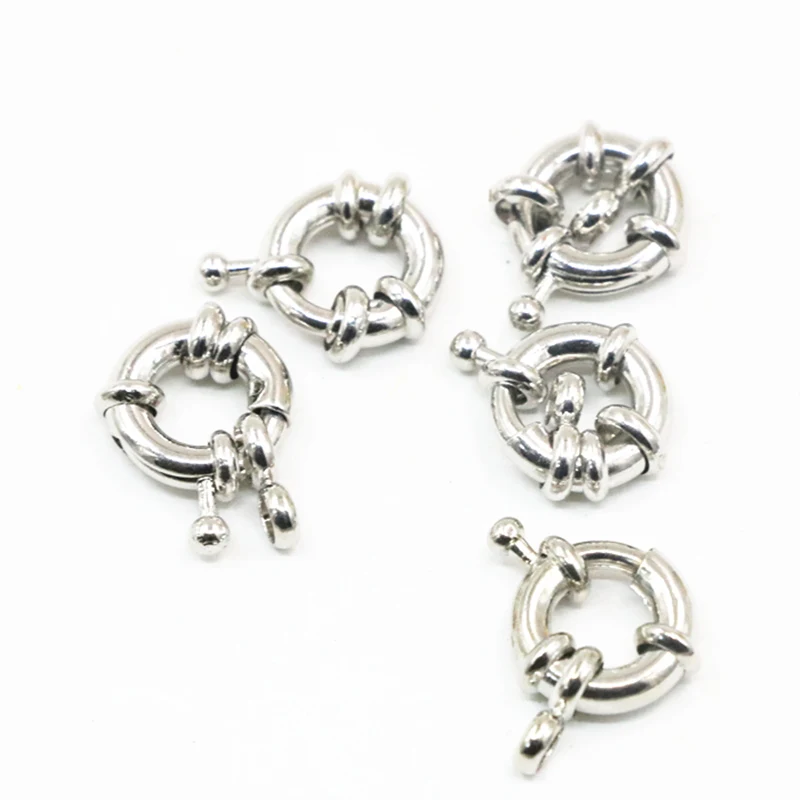 

10 шт., медный серебристый цвет, 11 мм, 13 мм, оптовая продажа, крючки для ожерелий, браслетов, ювелирных изделий, A83