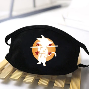 

Male Dragon Ball Unisex Print Masks 2020 Washable Protective Masks Fashion Breathable Mask Dust-proof Reusable Streetwear Mask