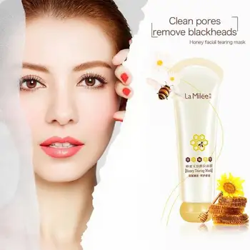 

Honey tearing mask Peel Mask oil control Blackhead Remover Off Peel care Facial face Pores Skin Skincare Clean Dead mask Sh K6R0