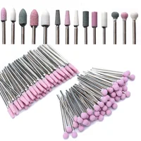 7pc/set Milling Cutter Nail Drill Bits Corundum Rotary Manicure Machine for Manicure Nails Accessories Tools 1