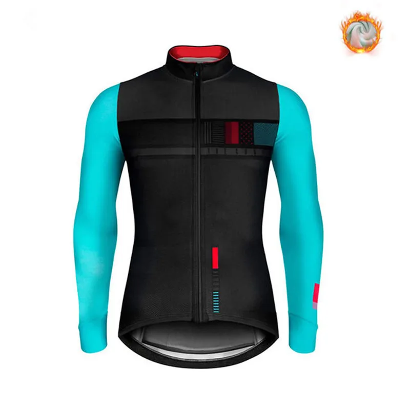 New 2022 Team Spain Mens Cycling Jersey Winter Thermal Fleece Bicycle Moutain Bike Jersey Tenue Cycliste Homme Maillot Ciclismo