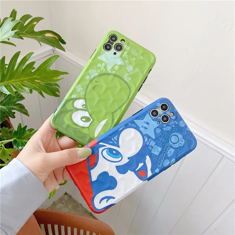 Super Mario Phone Case for IPhone 7 / 8 Plus X XS XR Max 11 12 Pro /Cute Cartoon Anti-fall Silicone | Дом и сад