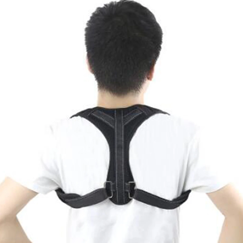 

Posture Corrector Support Unisex Adjustable Bracelet Back, Shoulder And Neck Brace Support Belt Adjustable Back Posture