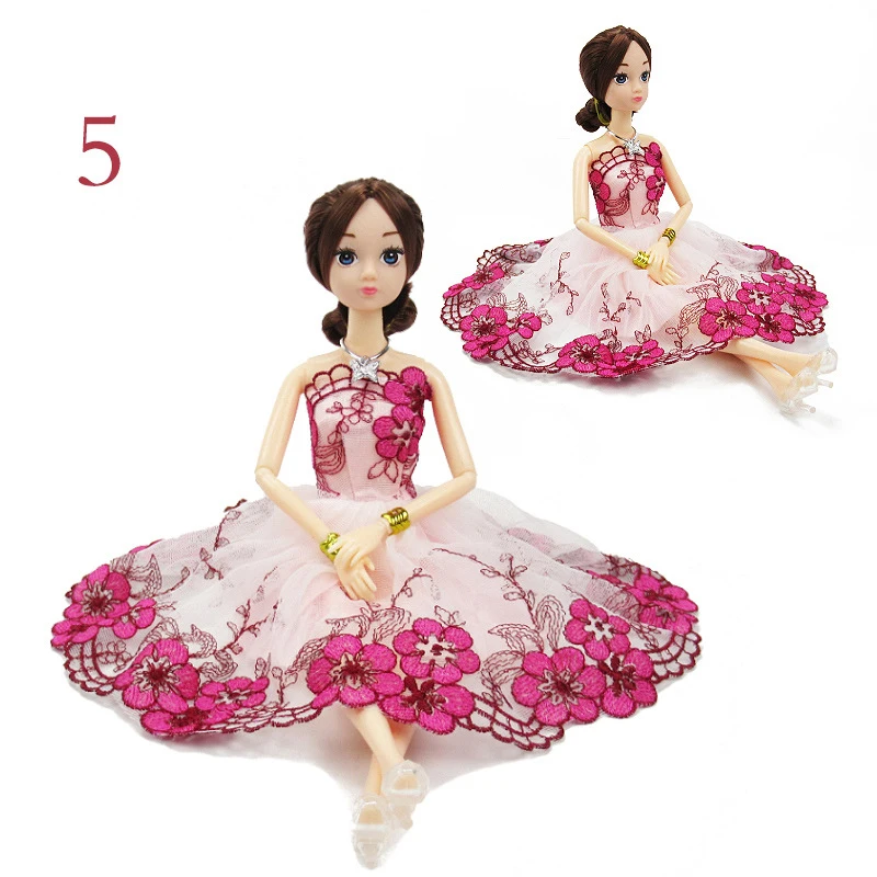 30 см Bjd кукла 11 подвижное шарнирное креативное модное женское свадебное платье
