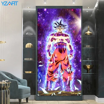 

Canvas Painting Anime Dragon Ball Ultra Instinct Goku Poster Print Canvas Painting Wall Decoration Manga Dragon Ball Super Goku