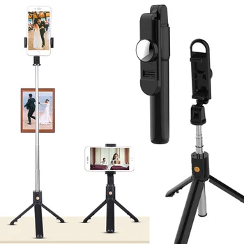 

5pcs/lot Bluetooth Selfie Stick with Wireless Tripod Extendable Foldable Monopod for phone mini Action Camera Women