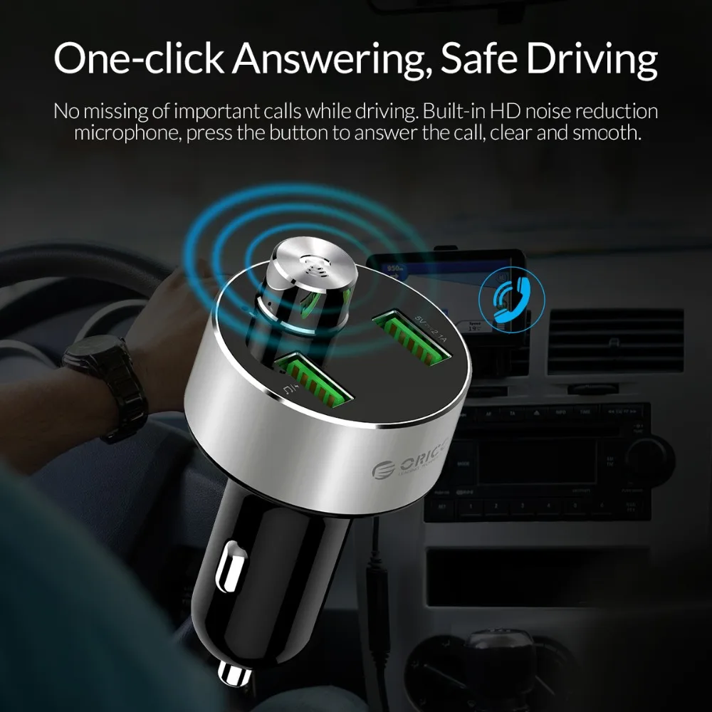 Автомобильное зарядное устройство ORICO двойное автомобильное usb для зарядки