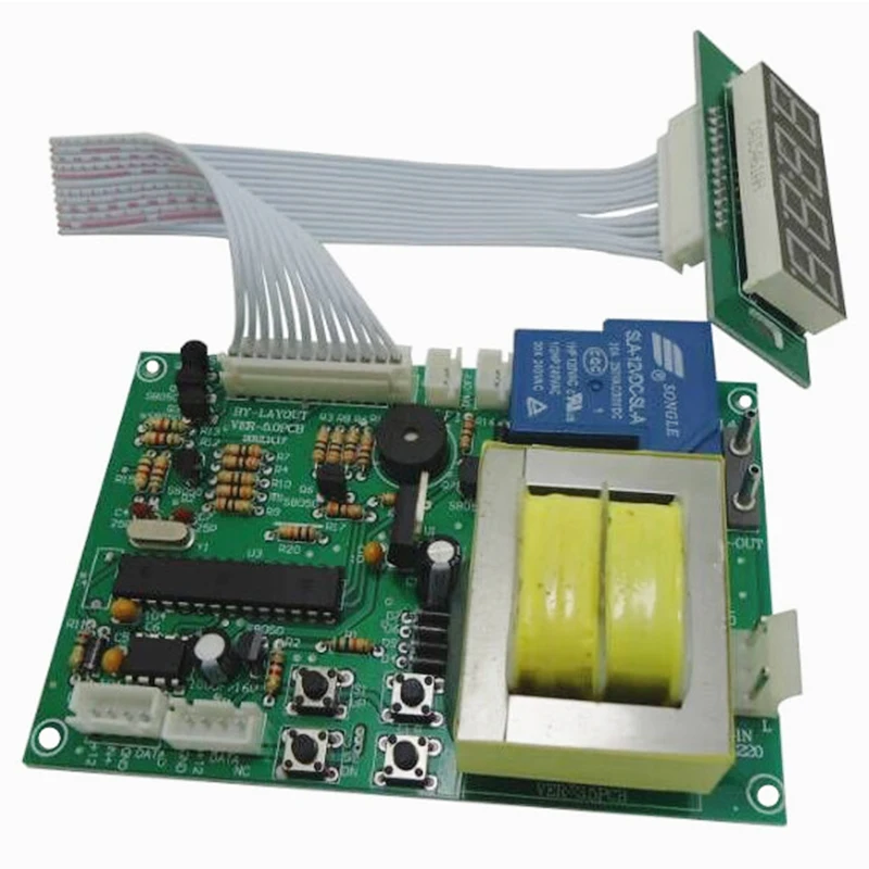 Jy-16 220V аркадная игра с управлением с помощью монетного доска таймер Управление доска Питание для монетоприемник, работающие от монет