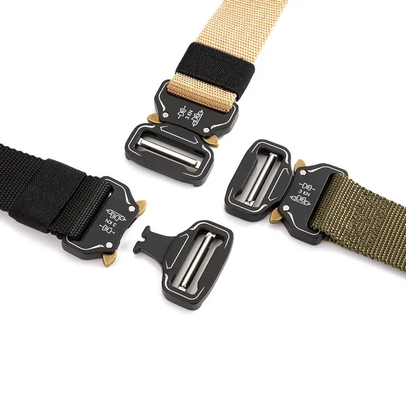 Tactical Belt New Nylon Army Belt Men Molle Military SWAT Combat Belts Knock Off Emergency Survival Belt Tactical Gear Dropship