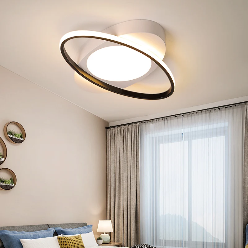 

Modern LED Ceiling light for Office Living room Bedroom luminaria led Ceiling Lamp plafonnier White/Black Lighting fixtures