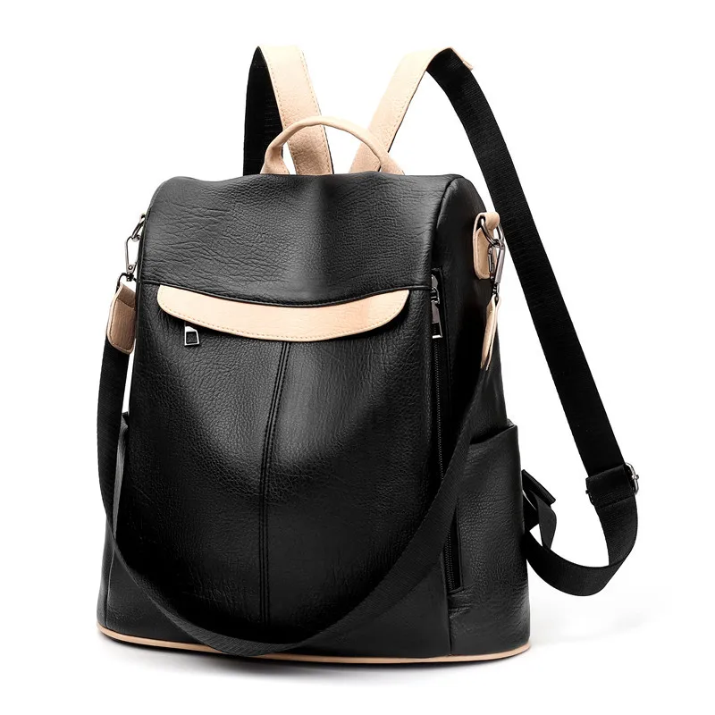 

2019 Fashion Women Backpack High Quality Youth Leather Backpacks for Teenage Girls Female School Shoulder Bag Bagpack mochila