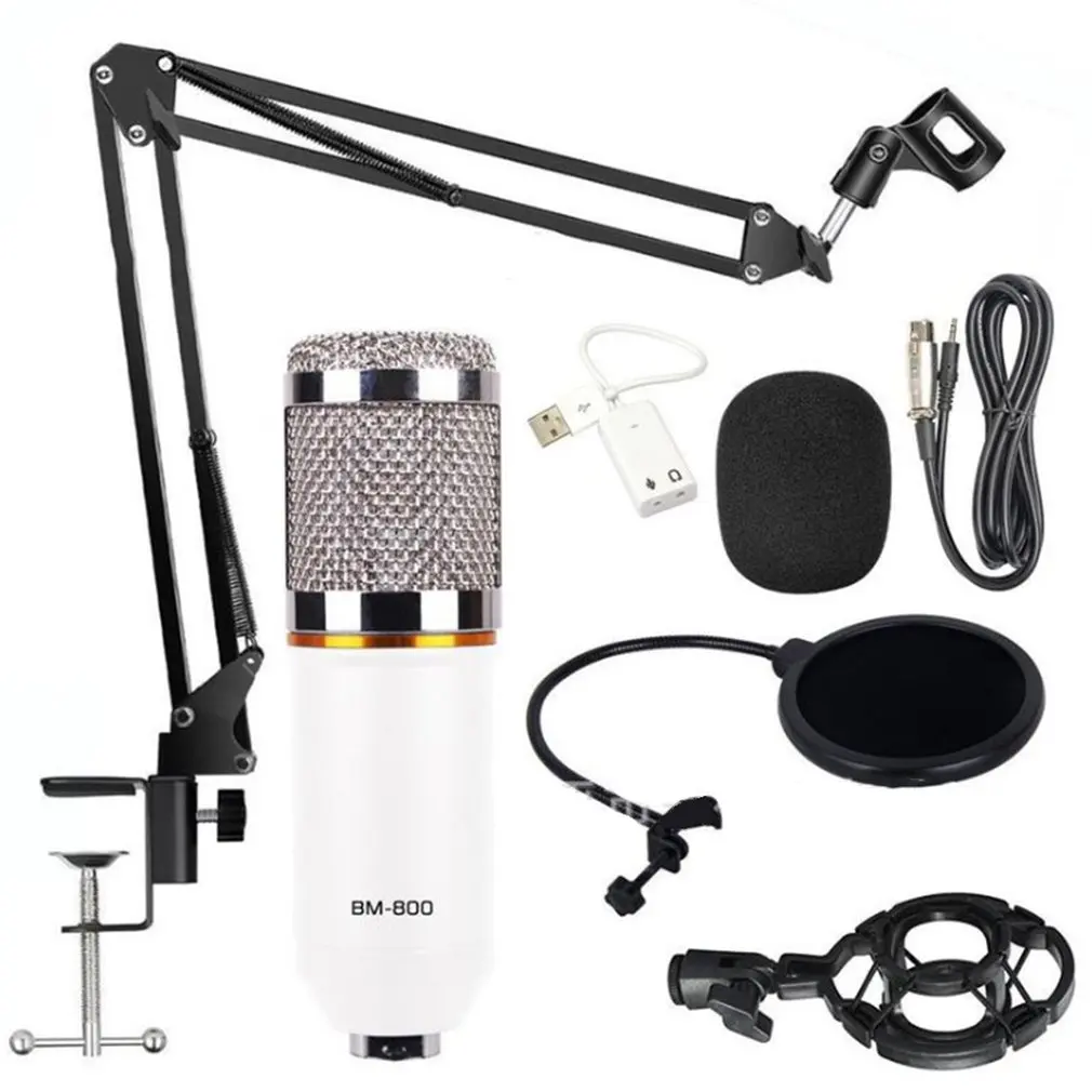 

Microfone BM 800 Studio Microphone Professional Microfone BM800 Condenser Sound Recording Microphone For computer