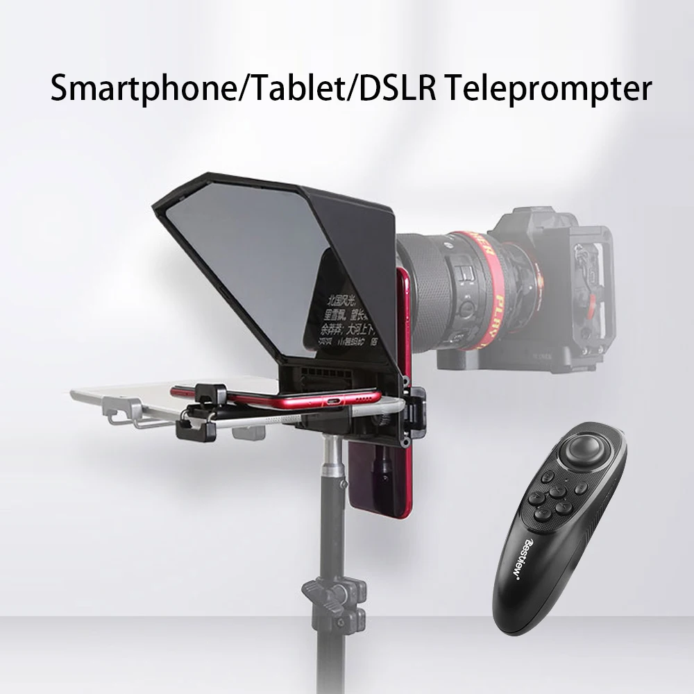 Bestview T2 телесуфлер для камеры Canon Nikon Sony Фотостудия DSLR iPad смартфона интервью