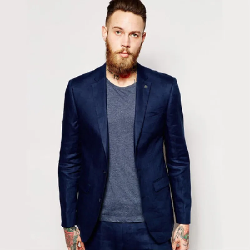 

2 Pieces Mens Custom made high quality worsted brand suit men tuxedos wedding slim fit best men suit (jacket + pant)