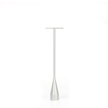 

Sliver T-shaped Metal Earring Ring Display Stand Trays For Jewelry Organizers Window Counter Showcase Hanger Bottom Portable