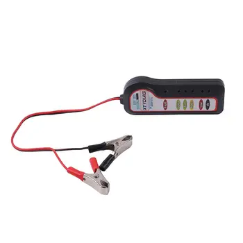 

Motorcycle Car Auto Battery Alternator Tester With 6LED Indicator Display 12V