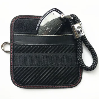 

Rfid Key Signal Keyless Car Key Theft Protective Cover Rfid Blocker Key Bag Remote Key Cover Woollen Cloth