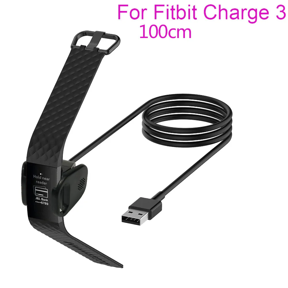 Портативные зарядные устройства для умных часов с Usb-портом Fitbit Charge 3 сменные