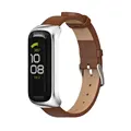 Leather Brown Silver