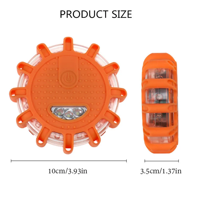 2021 Magnetic Emergency Roadside Safety Light V16 LED Flare Flashlight Warning Night Lights Beacon Lamps IP44 Red | Лампы и освещение