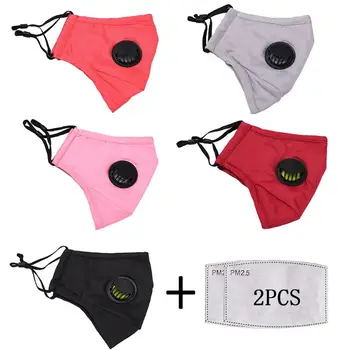 

Adults Kids Reusable Mouth Mask Washable Cotton Anti-dust Protective Cloth Mask for Cycling With breathing