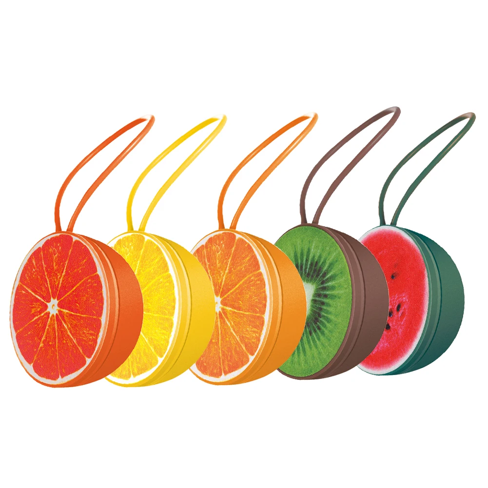 

Bluetooth Speakers Fruit Mini Creative Wireless Subwoofer ABS Outdoor Phone Speakers; Stylish Storage lanyard Hidden Speakers