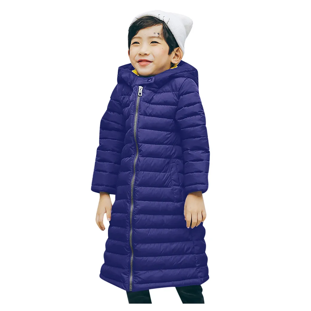 Зимнее ветрозащитное пальто с рисунком для маленьких мальчиков и девочек теплая верхняя одежда с капюшоном, детская одежда winterjas куртка детская г. Новинка