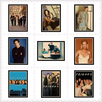 

FRIENDS Poster Decorative DIY Wall Canvas Sticker Home Bar Art Posters Decor LYJHB03