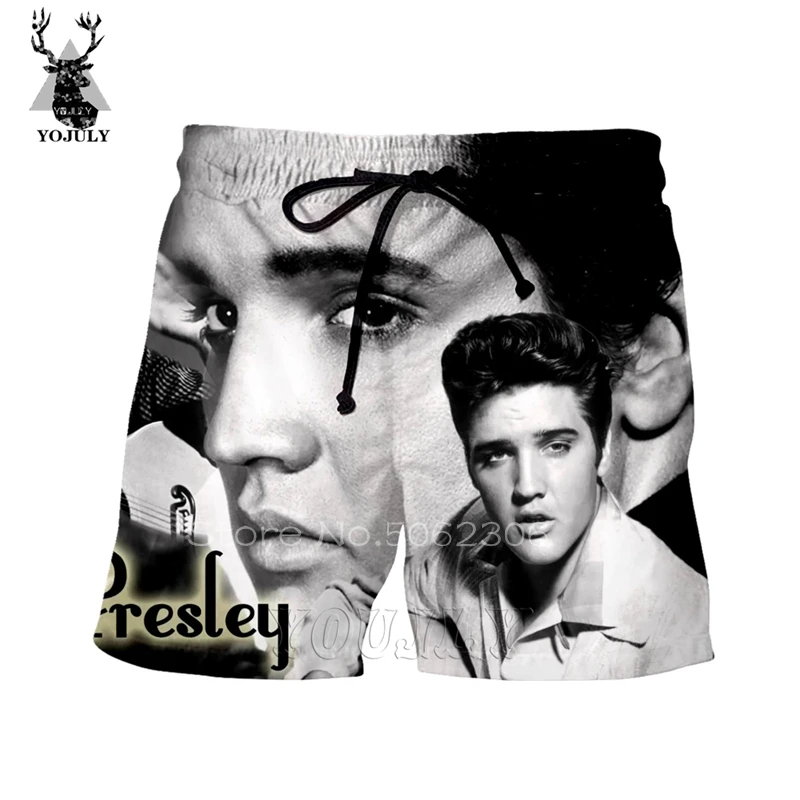 Elvis мужские шорты-бермуды masculina 3D Харадзюку мужские трусы летние спортивные штаны уличные хип-хоп камуфляжные шелковые короткие брюки sik