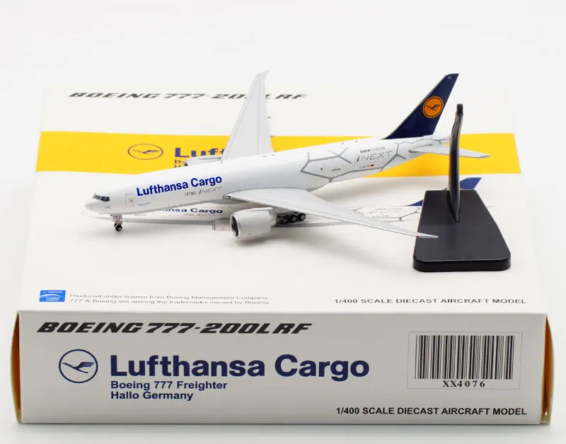 1:400 масштаб JC Крылья Lufthansa Boeing B777-200LRF авиалиний сплав литья под давлением самолет модель самолета игрушечный самолет художественная коллекция