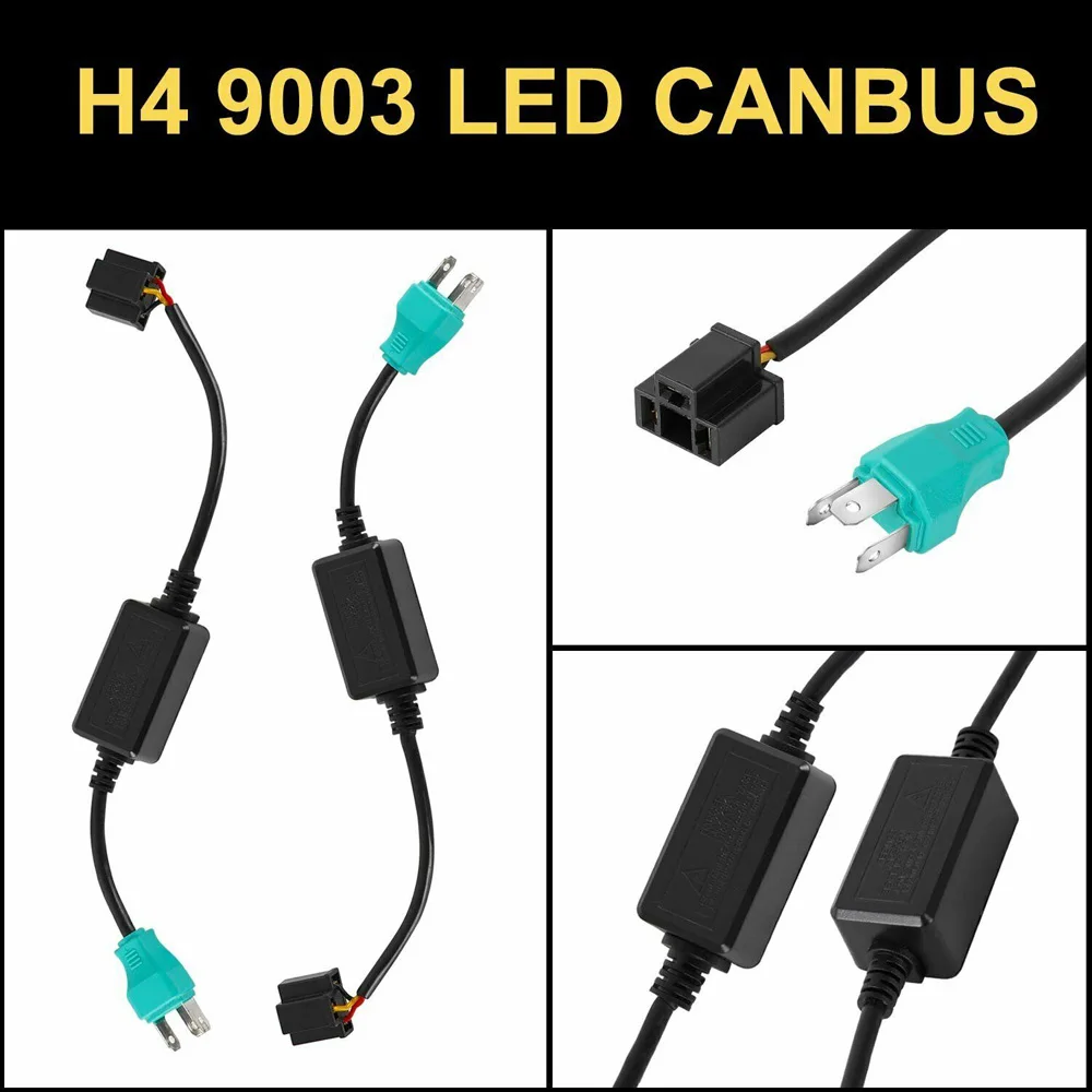 Продукт для 2 шт. фар H4/9003(HB1) Led Canbus Error резистор-компенсатор декодер