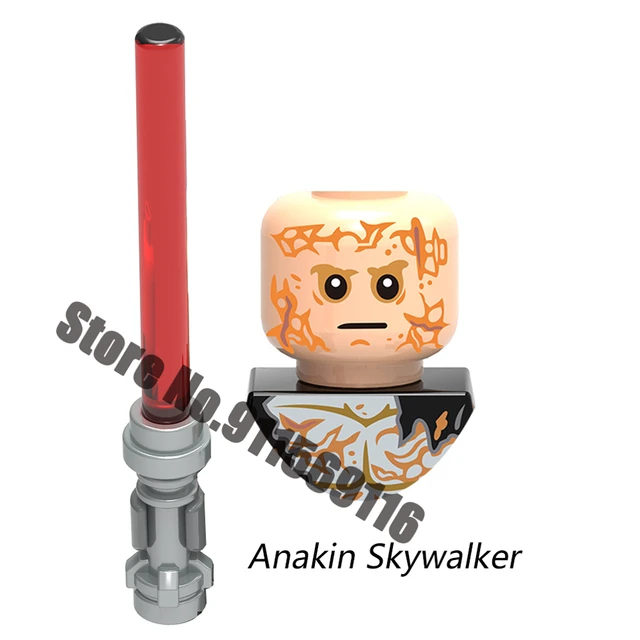 Ahsoka Tano Building Blocks Yoda Luke Skywalker Obi- Wan Kenobi Sith Palpatine Count Dooku Starkiller Star Brick Figure Wars Toy X490