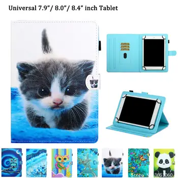 

tablet case 8 inch universal Funda For Huawei Mediapad T3 8.0 Kob-l09 Kob-w09 Cover For Samsung Tab S2 8.0 Cute Print Shell Capa