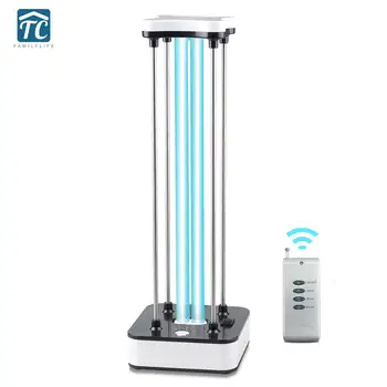 

220V Germicidal UV Lamp with Timer Remote Control ultraviolet lamp 36W Mobile Bactericidal Lamp UVC Ozone Generator