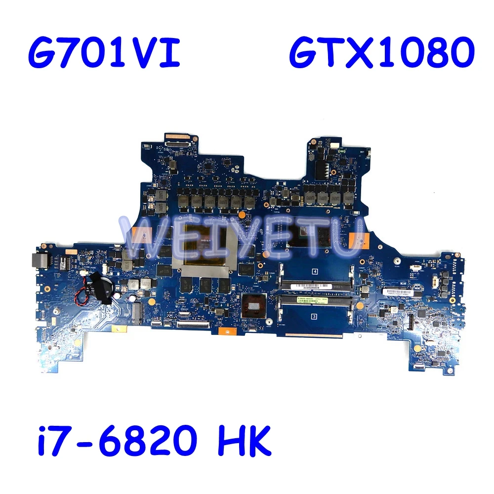 Материнская плата G701VI ЦП GTX1080 для ASUS G701 G701V G701VIK материнская ноутбука Тест