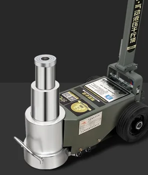 

80T-120T Chromium plating pneumatic floor hydraulic jack for truck auto repairing tyre tire wheel lifting air impact jack stand
