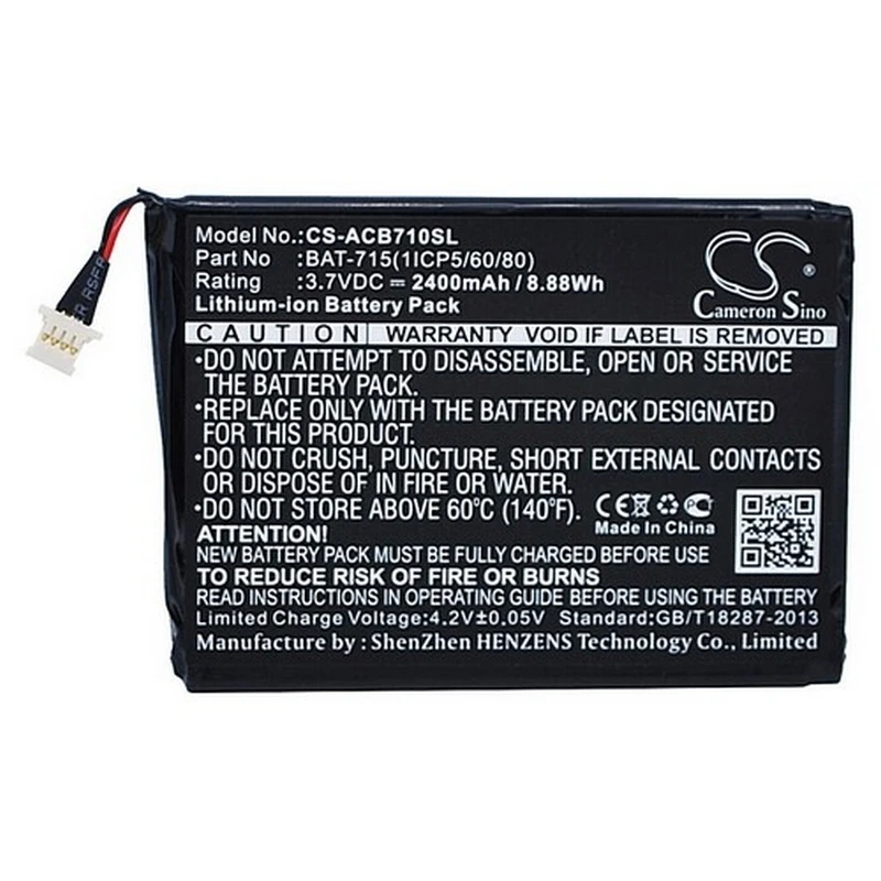Battery for Acer Iconia Tab b1-710 1icp5/60/80 bat-715 | Мобильные телефоны и аксессуары