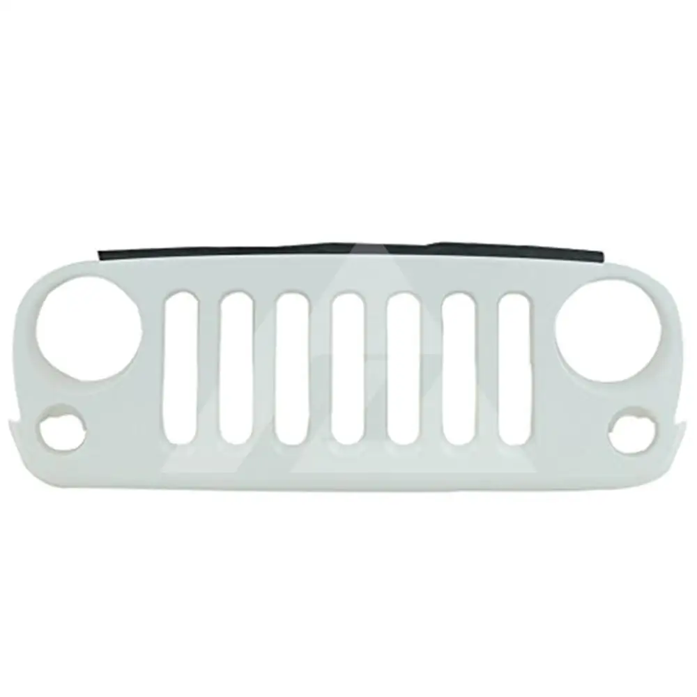

for 2007 2008 2009 2010 2011 2012 2013 2014 2015 2016 2017 Jeep Wrangler ABS White Packaged Grille