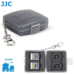 JJC – porte cartes mémoire étanche à 8 fentes, étui de rangement pour cartes mémoire SDXC SDHC + 4 MSD Micro SD TF 