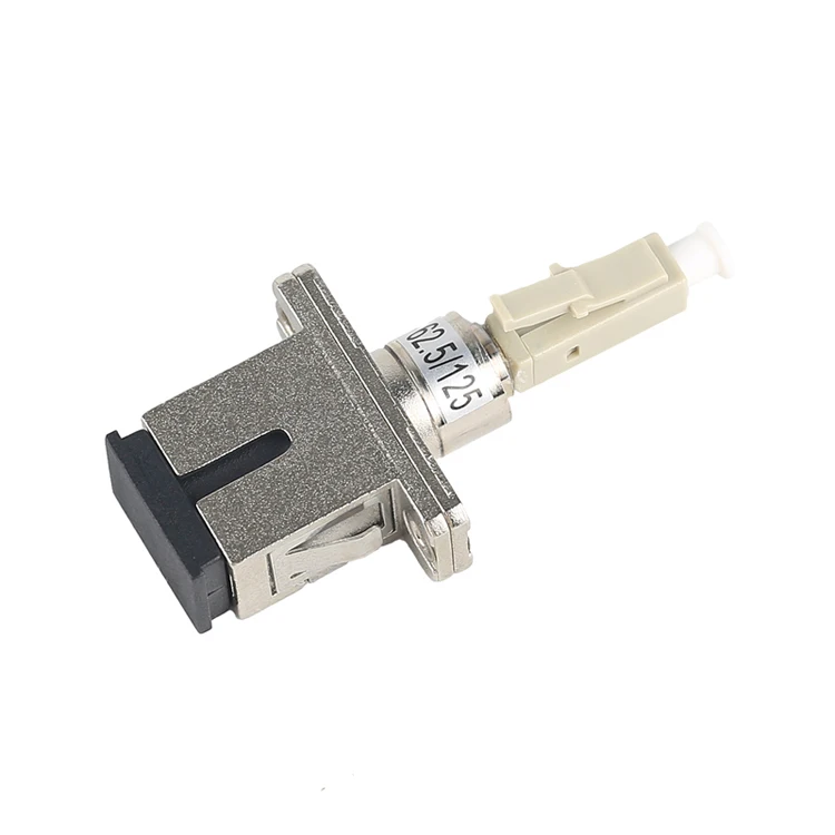 2 шт. LC/UPC(Male)-SC/UPC(Female) MM62.5/125 многорежимный волоконно-оптический адаптер-Гибридный
