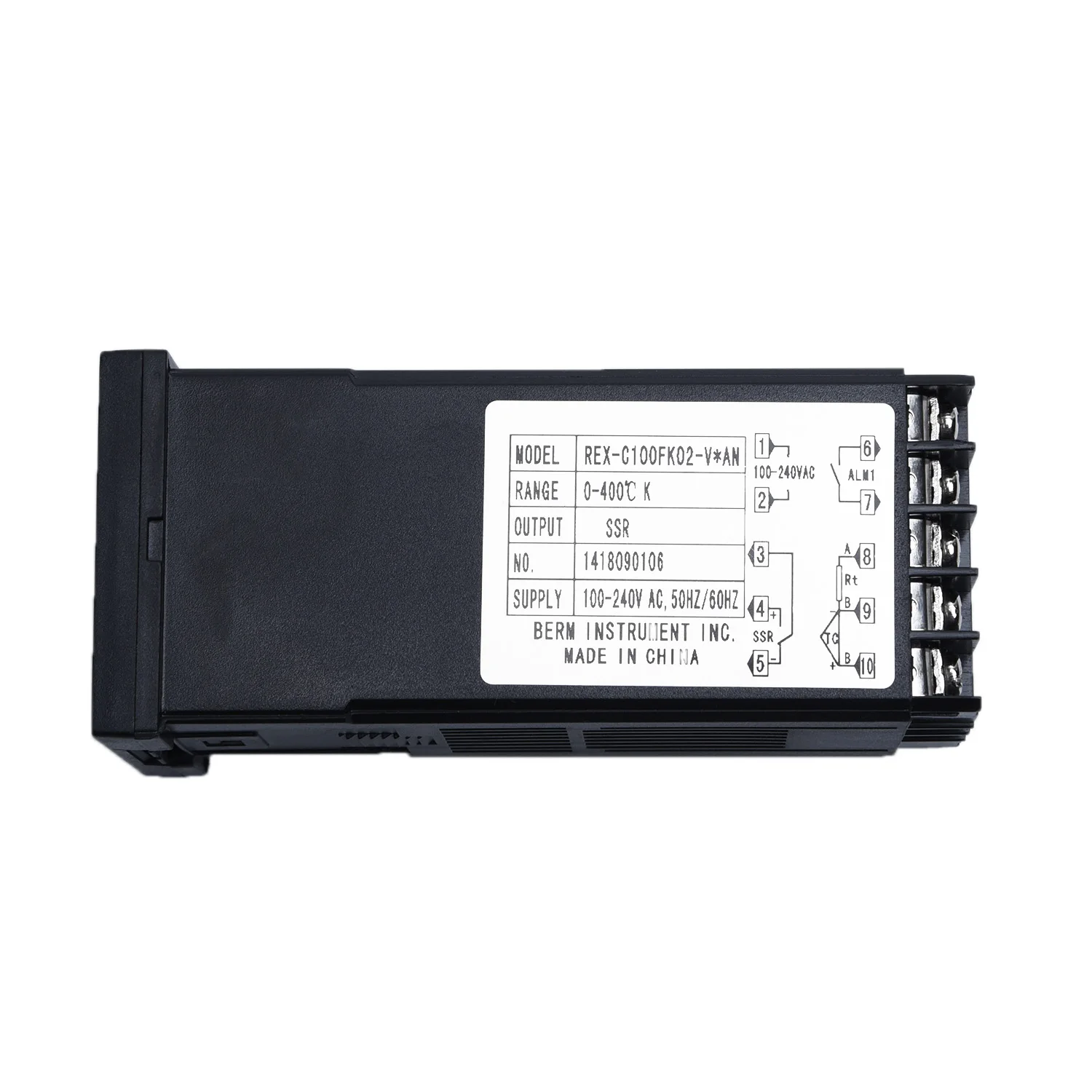 Цифровой lcd 220V PID REX-C100 регулятор температуры+ 40A SSR+ датчик типа K