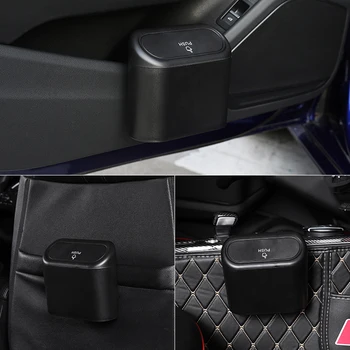 

Car Trash Can Interior Organizer Storage Box Car Garbage Bag Press Sealed Trash Can Auto Storage Bin Accessories Useful Tools