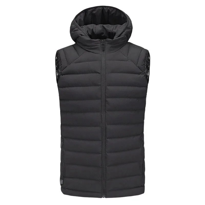 

Intelligent Temperature Control Heating Waistcoat USB Electric Heating And Warm-keeping Hooded Coat