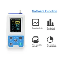 CONTEC ABPM50 Ambulatory Blood Pressure Monitor 24 Hours Holter with PC Software for Continuous Monitoring+USB Port 2